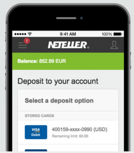 neteller depositing